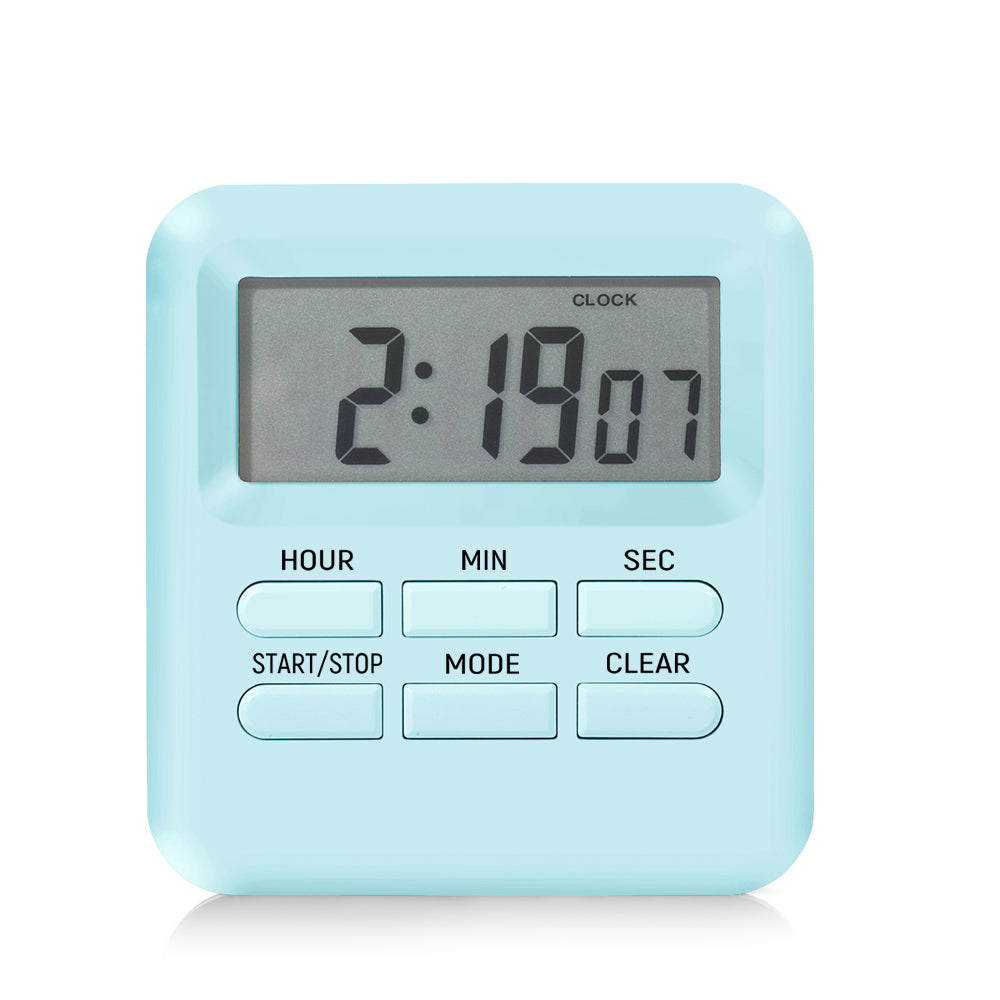 Magnetic LCD Digital Kitchen Timer Countdown Count Down Blue - Eastlakes Electronics
